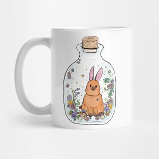 Bunny in a bottle Mug